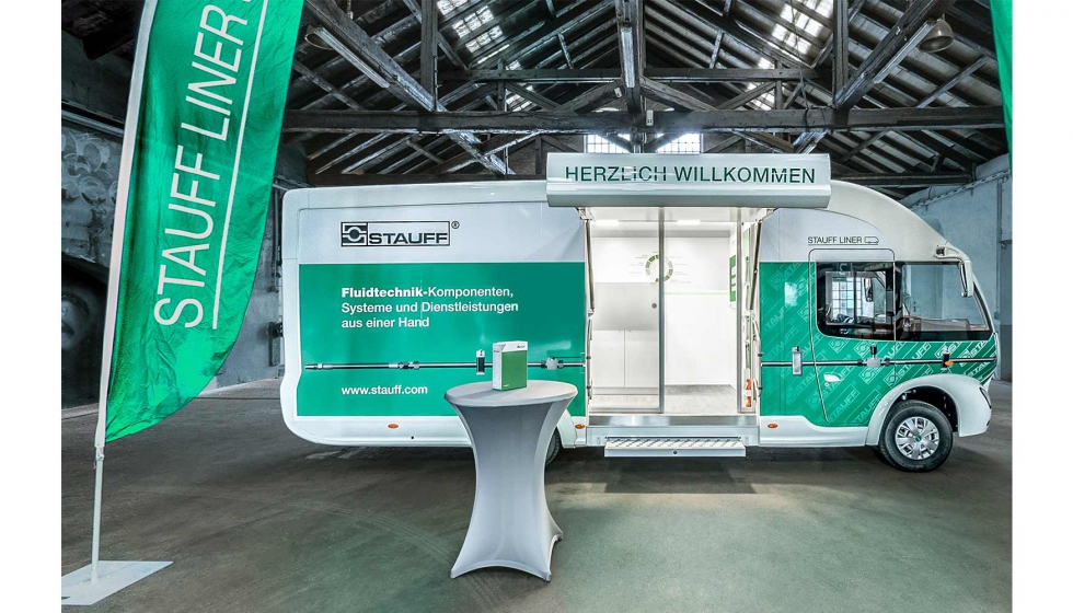 Los eventos con el stand m�vil de presentaci�n cuentan siempre con el asesoramiento de un trabajador de Stauff