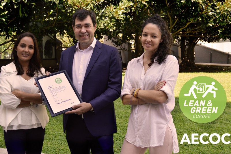 Esteban Vangioni,Responsable de Transporte de CHEP Iberia, recoge el premio Lean & Green de sostenibilidad&quote;