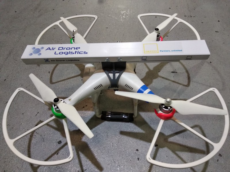 Drone inventarista de GEFCO y AirDrone Logistics