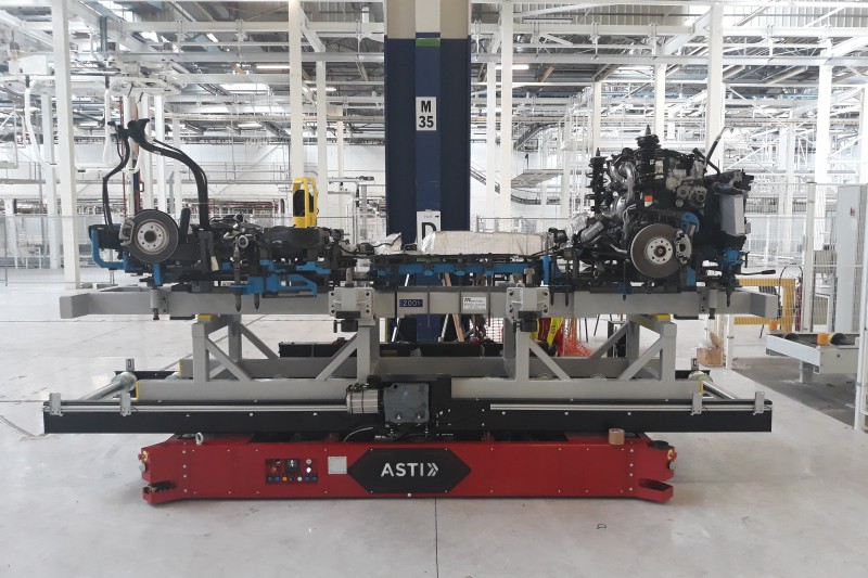QuadBot de ASTI Mobile Robotics para la logstica interna del Sector Automocin
