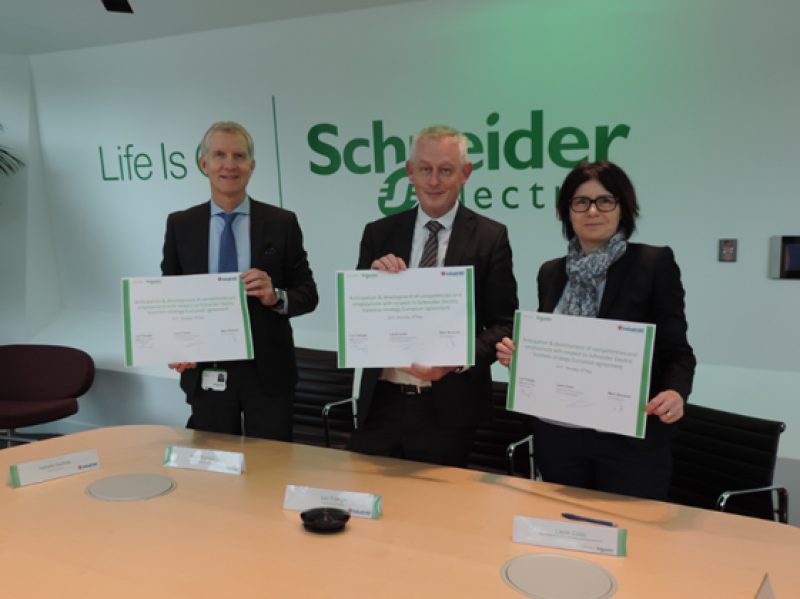 Schneider Electric e IndustriAll Europe, acuerdo
