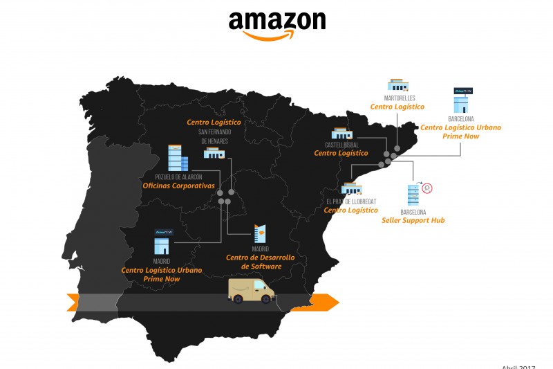 Inversiones de Amazon en Espaa