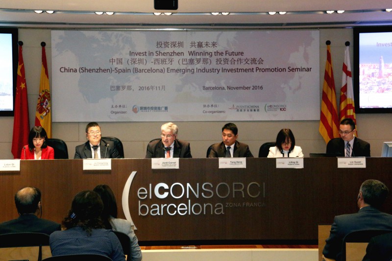 Inversiones y oportunidades entre Shenzhen y Barcelona. Consorci Zona Franca de Barcelona