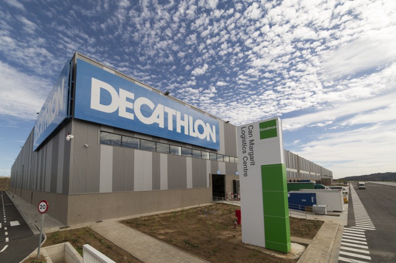 Nuevo centro logstico de Goodman para Decathlon en Barcelona