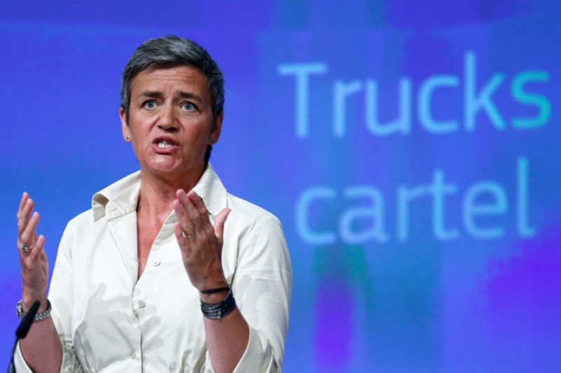 Margrethe Vestager, comisaria de Competencia de la UE. Fuente: UE