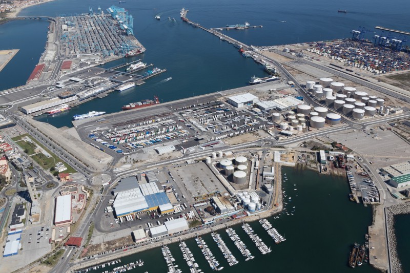 Puerto de Algeciras en marzo de 2016