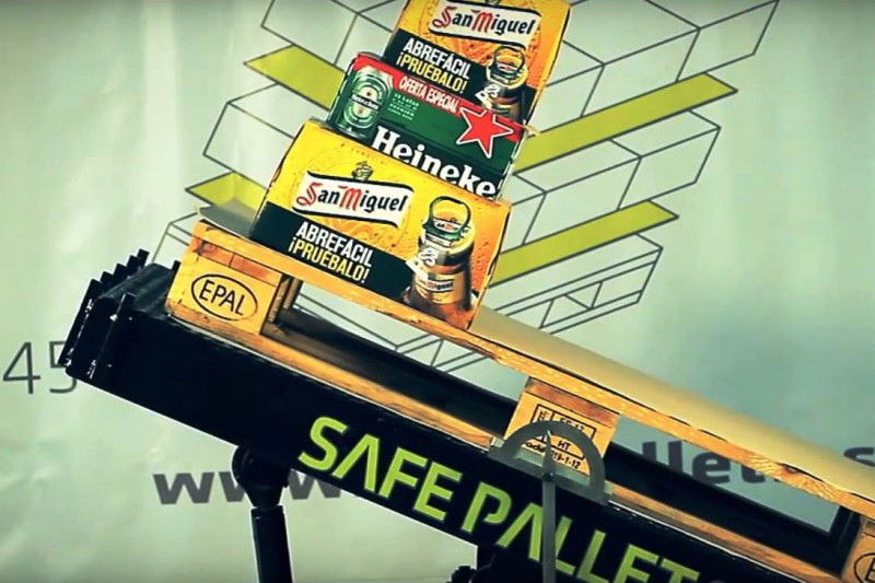 Safe Pallet. Intercalador antideslizante para pals