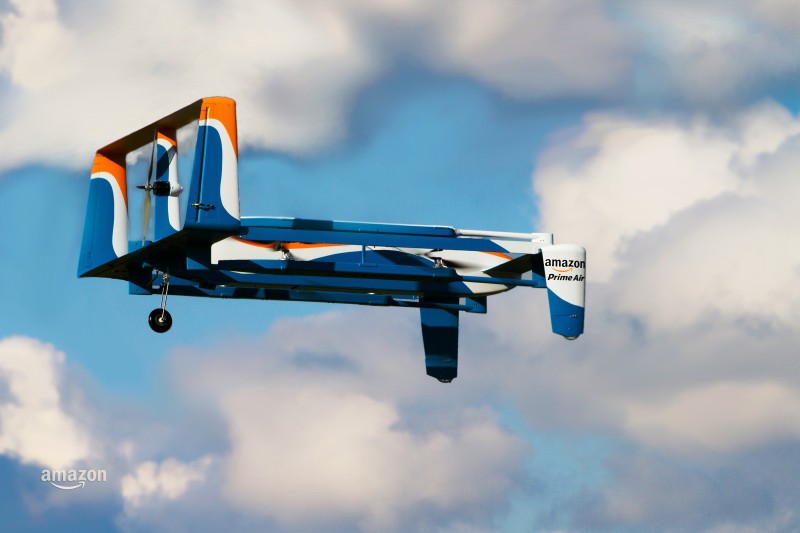 Amazon Prime Air. Nuevo prototipo de dron repartidor para la ltima milla