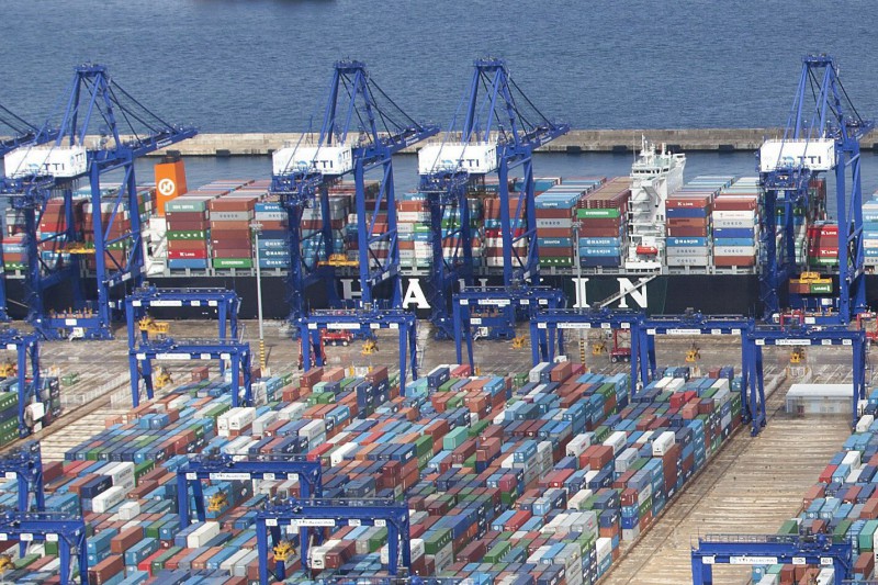 Puerto Baha de Algeciras. Terminal pblica de contenedores del Muelle Isla Verde Exterior, TTIA,
