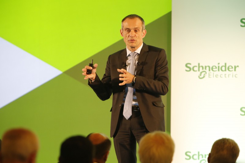 Jean Pascal Tricoire, CEO de Schneider Electric durante la presentacin de resultados del grupo el pasado mes de febrero