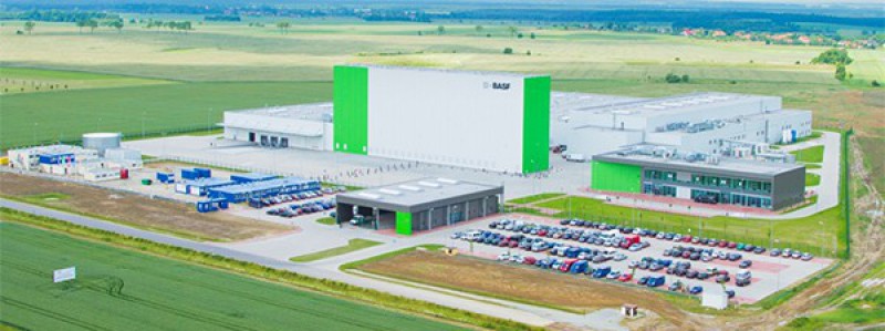 La mayor planta de catalizadores en Europa de BASF, situada en Sroda Slaska, cerca de Breslavia