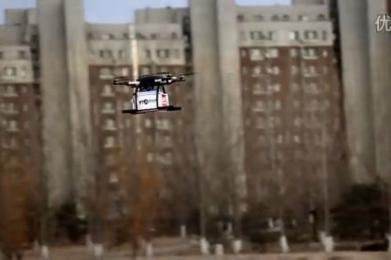 El gigante del e-comercio Alibaba experimenta con drones el reparto de t