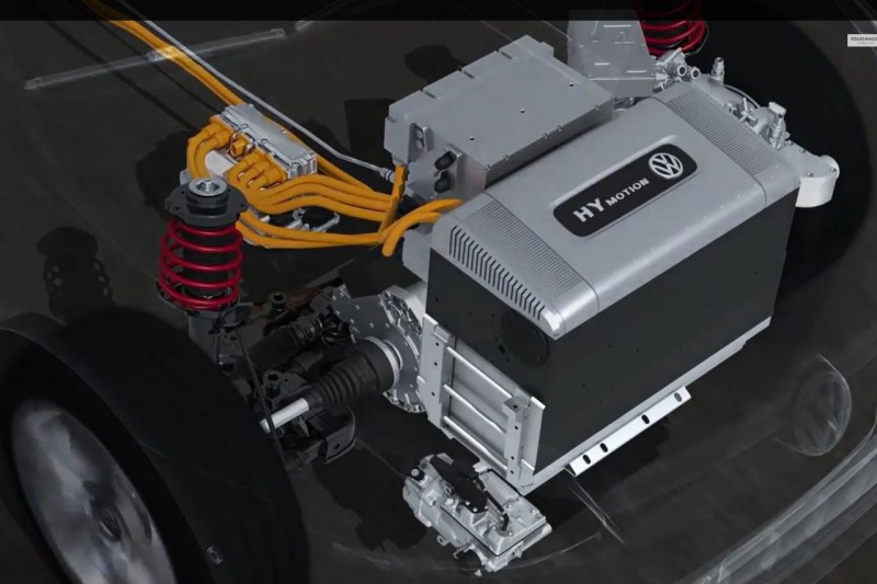 HyMotion es la propuesta de accionamiento por clula de combustible de Volkswagen