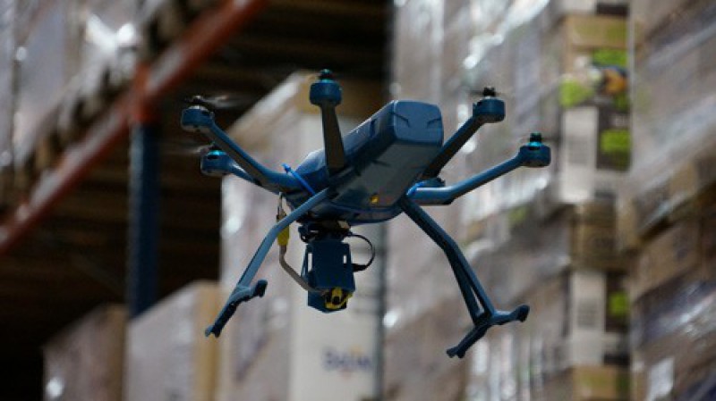 FM Logistic prueba el dron de Hardis para inventariar en el almacn