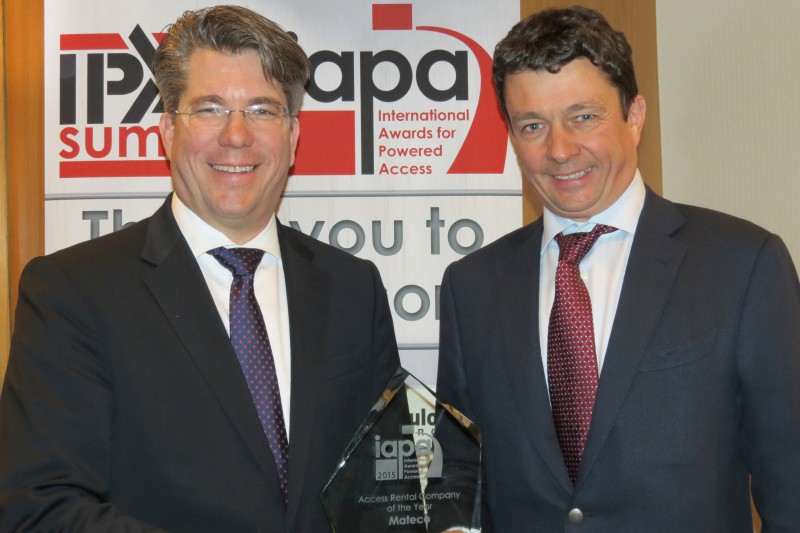 Mateco, filial alemana de TVH recoge el premio &quote;Access Rental Company of the year  en Washington
