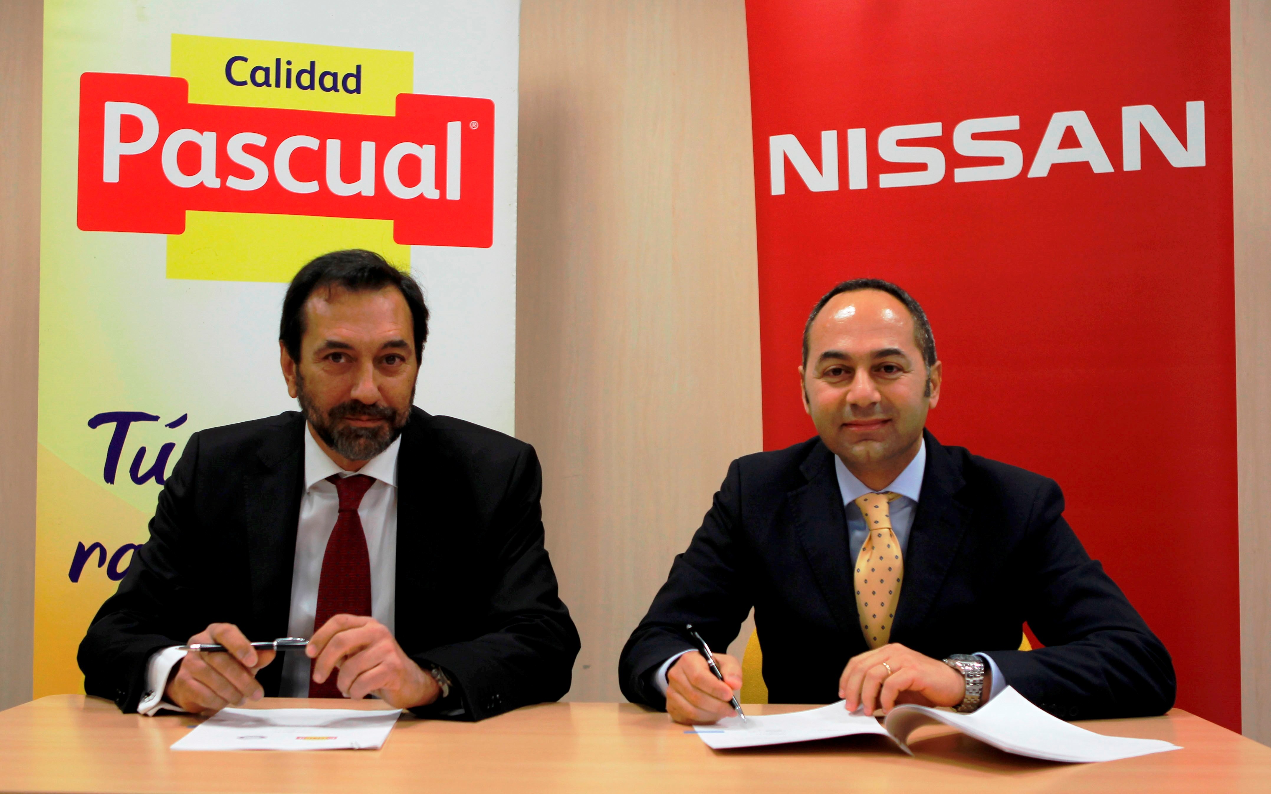 Marco Toro, consejero director general de Nissan Iberia, e Ignacio Garca-Cano, consejero delegado de Calidad Pascual...