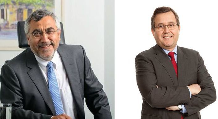 Los ejecutivos de Nestl y DIA,Laurent Dereux y Ricardo Currs