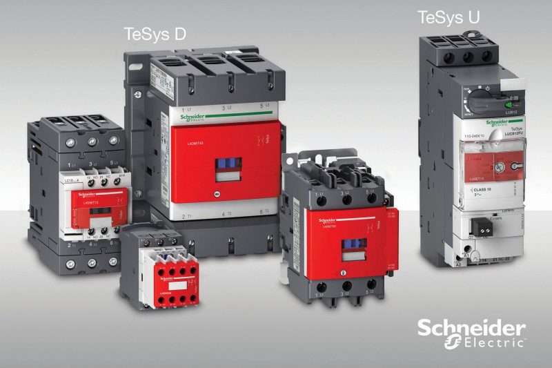 Marcado de seguridad para contactores TeSys de Schneider Electric
