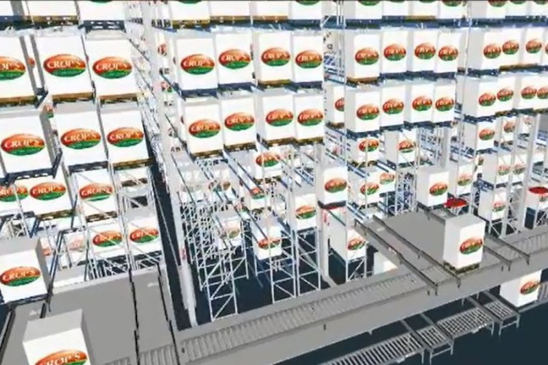 Egemin construye para Crop's el almacn automatizado ms alto de Benelux