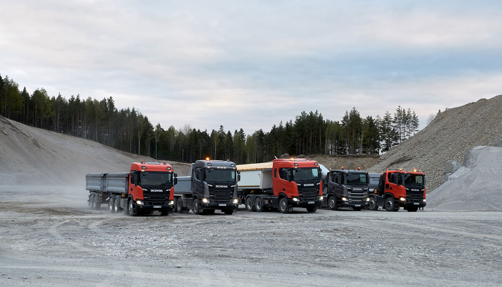 Scania orece una gama cada vez ms amplia de camiones para el sector de la construccin