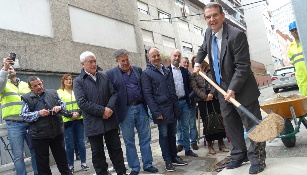 El alcalde de Vigo, Abel Caballero, en un reciente acto pblico