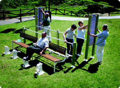 Mobiliario urbano para parques infantiles