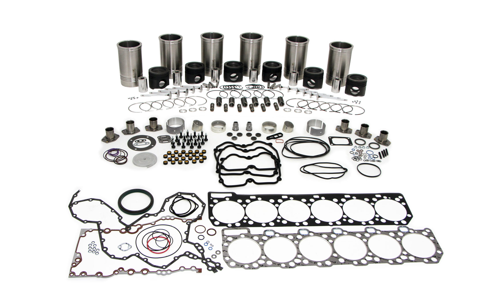 Muestra de un kit Overhaul de un conjunto de motor C15