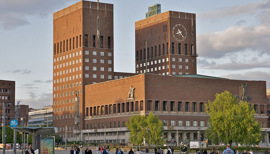 Ayuntamiento de Oslo. Foto: Alexander Ottesen