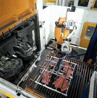 Vista de una instalaci�n de conformado en caliente