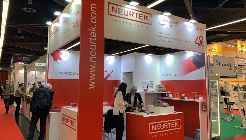 Neurtek ha coincidido en la ECS con las principales marcas de control de calidad que represnetan en Espaa como Defelsko para espesor...