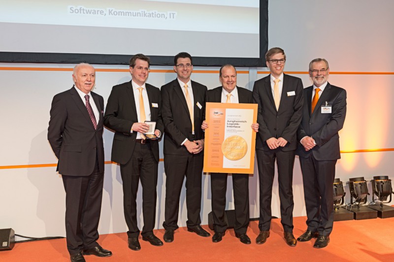 Dr. Willibald A. Premio LogiMAT 2015 para Jungheinrich. Dr. Gnthner, Dr. Markus Heinecker, Dr. Martin Schwaiger, Richard Brandstetter, Dr...