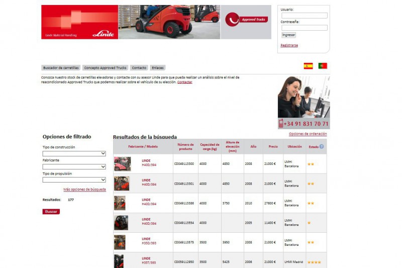 Linde MHI nueva web Approved Trucks