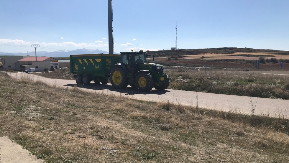 La prueba de transporte con remolque se realiz en un va prxima a la concesin