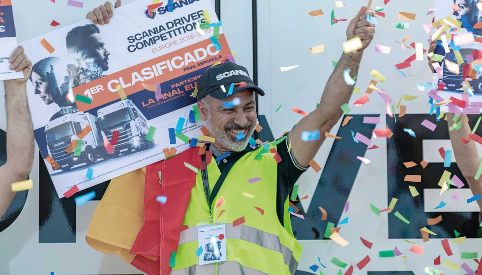 Juan Romeral, ganador de Scania Driver Competition