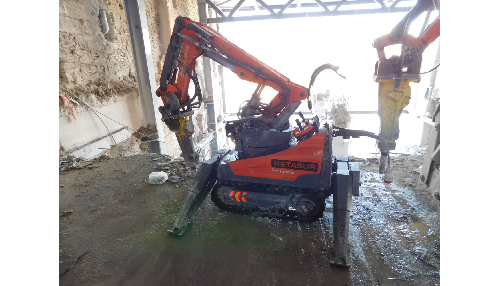 Robot de demolicin DXR 140 de Husqvarna