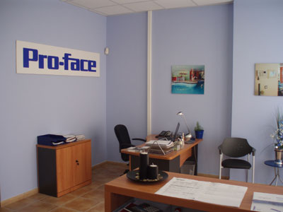 Interior de las nuevas instalaciones de la filial de Pro-Face en Cardedeu (Barcelona)
