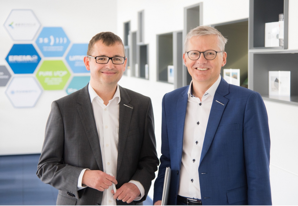 Manfred Hackl, CEO, Horst Wolfsgruber, CFO (ambos de Erema Group GmbH)
