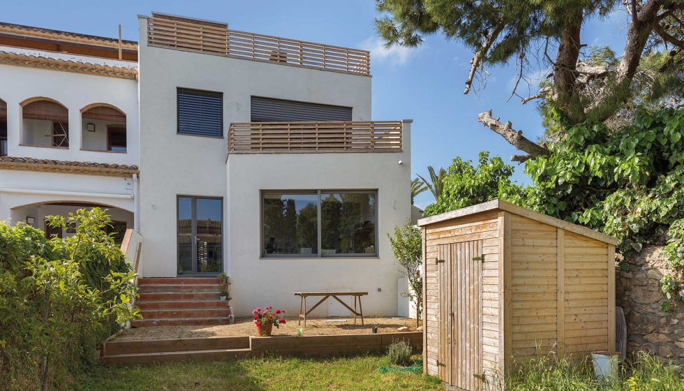 Casa sostenible construida por Arquima en la comarca del Garraf, en Barcelona