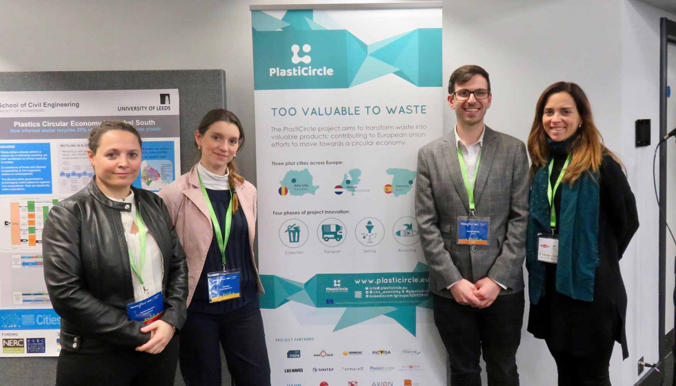 Parte da equipa da PlasticsEurope...