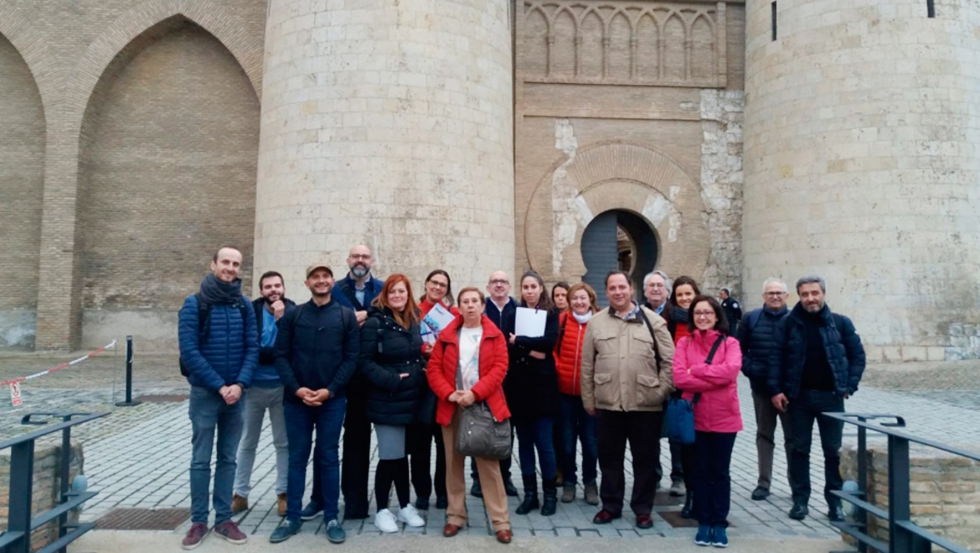 Participantes del proyecto Diverfarming en la reunin celebrada en Zaragoza