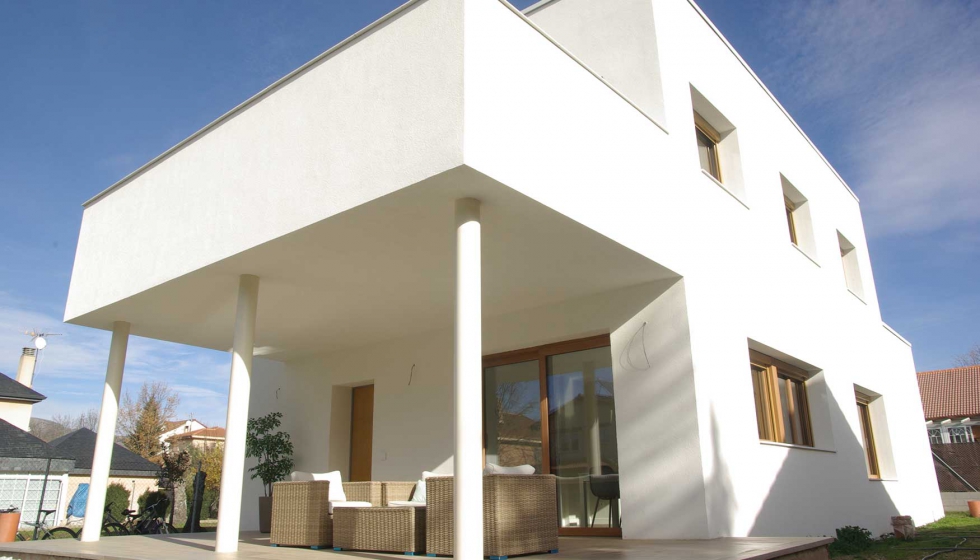 Una de las casas certificadas Passivhaus construida pro MadridArquitectura