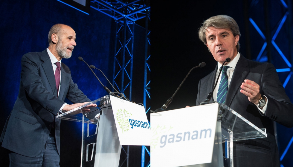 El congreso fue inaugurado por el secretario de Estado de Energa, Jos Domnguez (a la izquierda), y por el presidente de la Comunidad de Madrid...