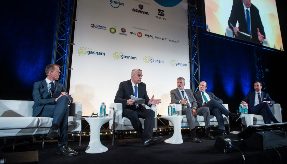 Mesa redonda sobre 'Movilidad con gas natural y renovable en Europa'