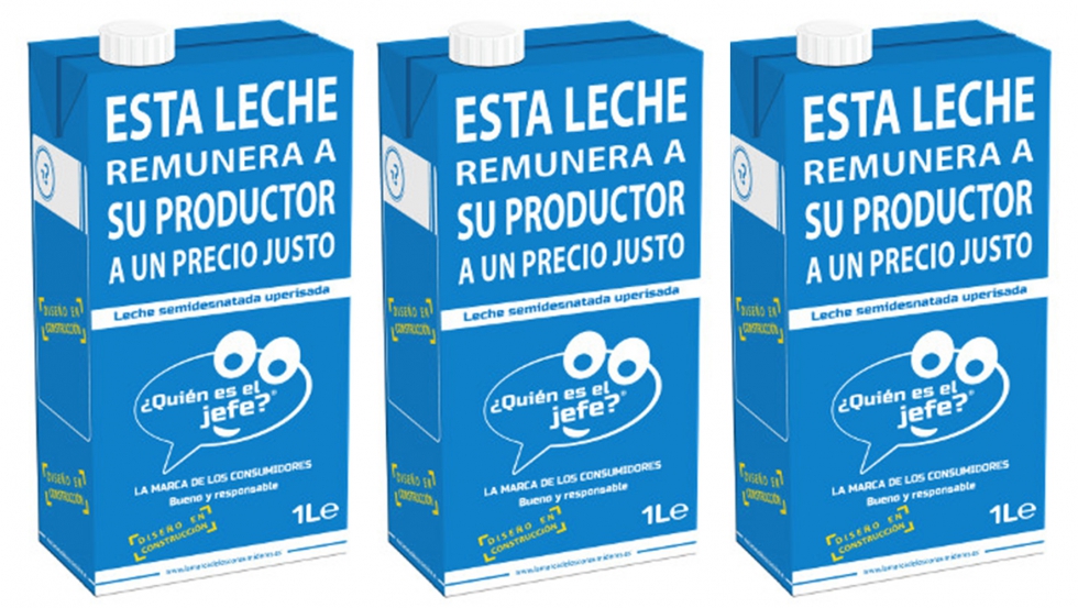 Los 500 ganaderos que producen leche para esta iniciativa en Francia reciben un precio justo y estable (0,39 /L)...