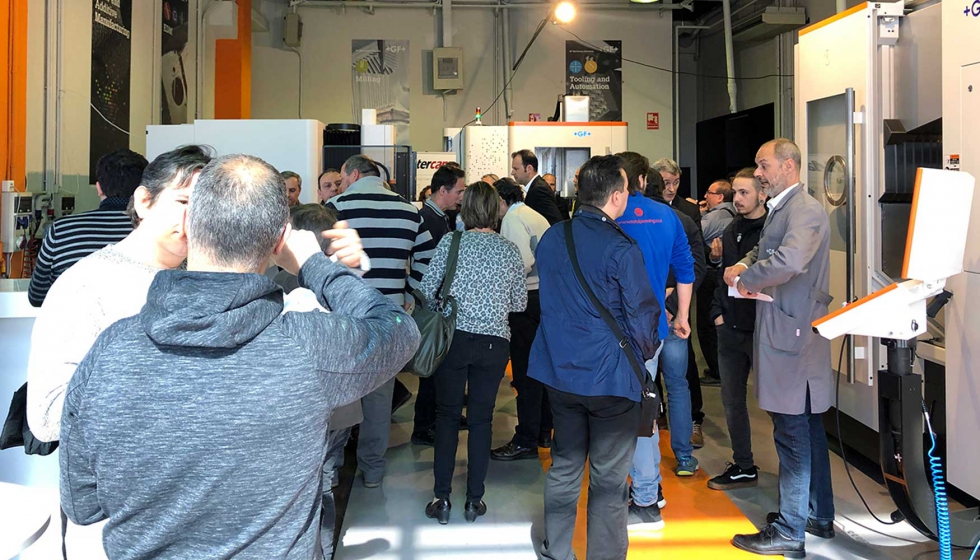 Los asistentes pudieron comprobar las virtudes del mecanizado en las instalaciones de GF Machining Solutions en Sant Boi de Llobregat, Barcelona...