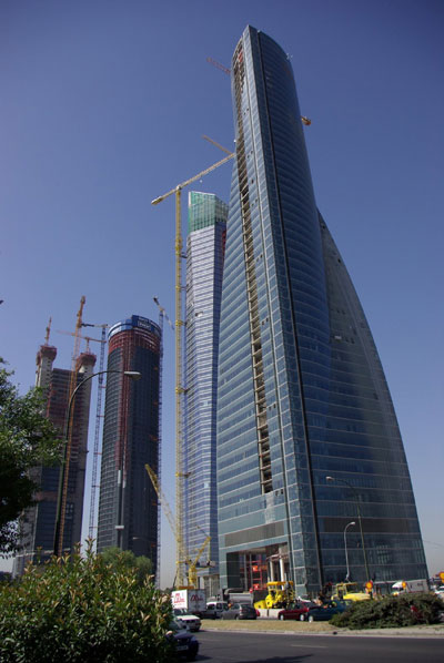 El Complejo de las Cuatro Torres en Madrid es una de las zonas de ms impulso en el mercado de oficinas de la ciudad