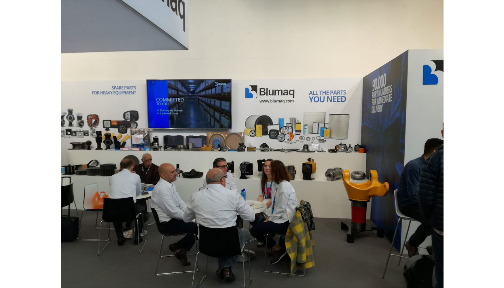 Blumaq recibi la visita en Bauma de clientes llegados de diferentes partes del mundo