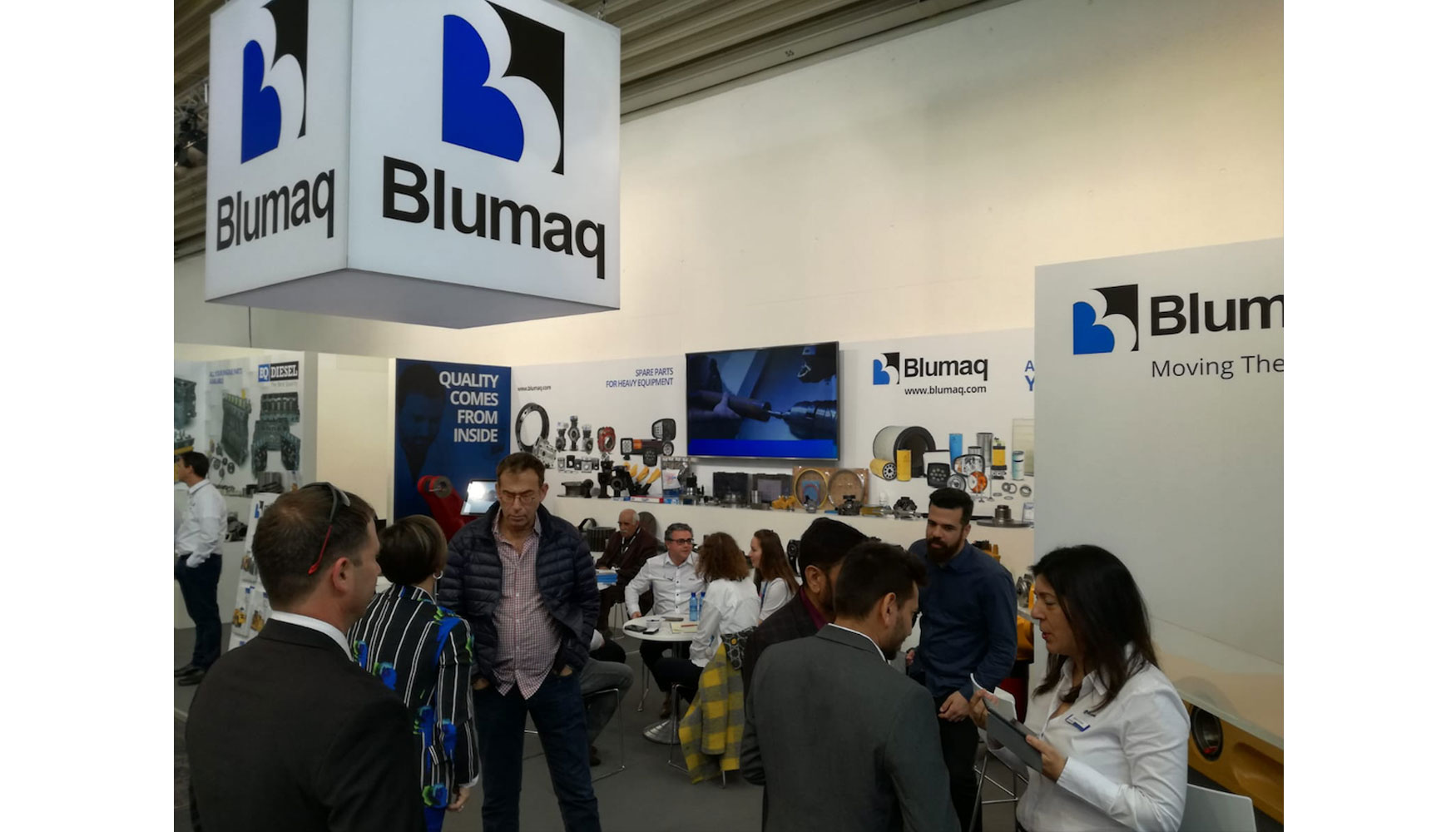 Stand de Blumaq en Bauma 2019