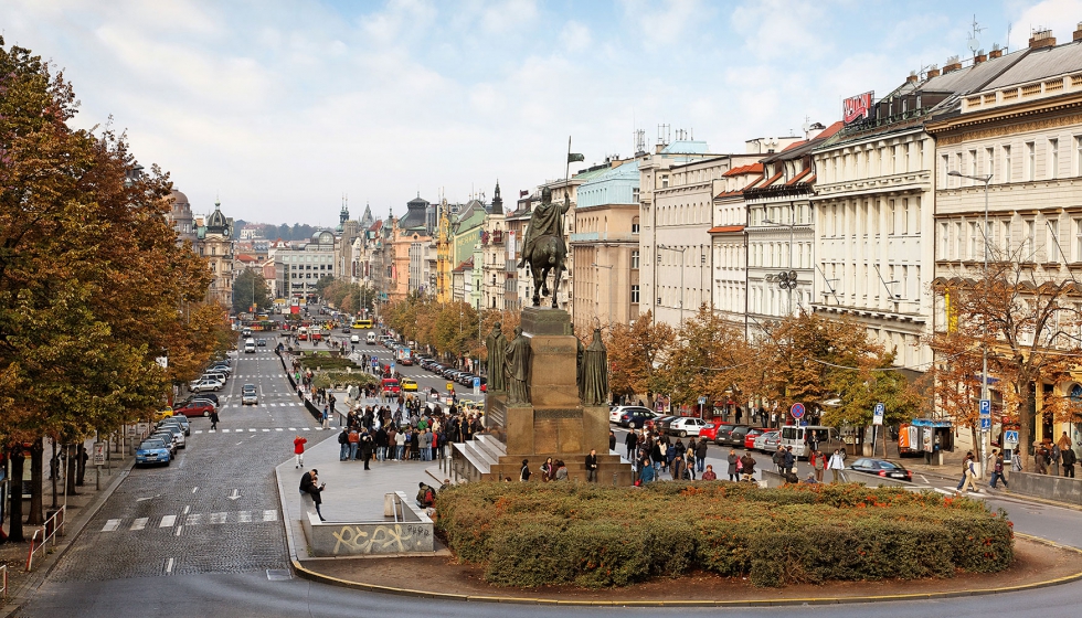 La Plaza de Wenceslao, Praga