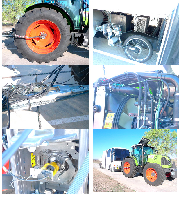 Figura 8.- Instrumentacin que equipan el tractor y el carro dinamomtrico